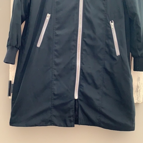 Listicle long bomber jacket - Picture 5 of 10